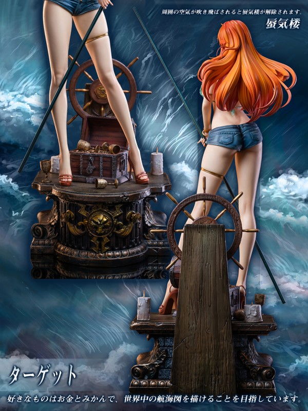 UC STUDIO One Piece Navigator Nami Hot Sexy 1/4 Statue